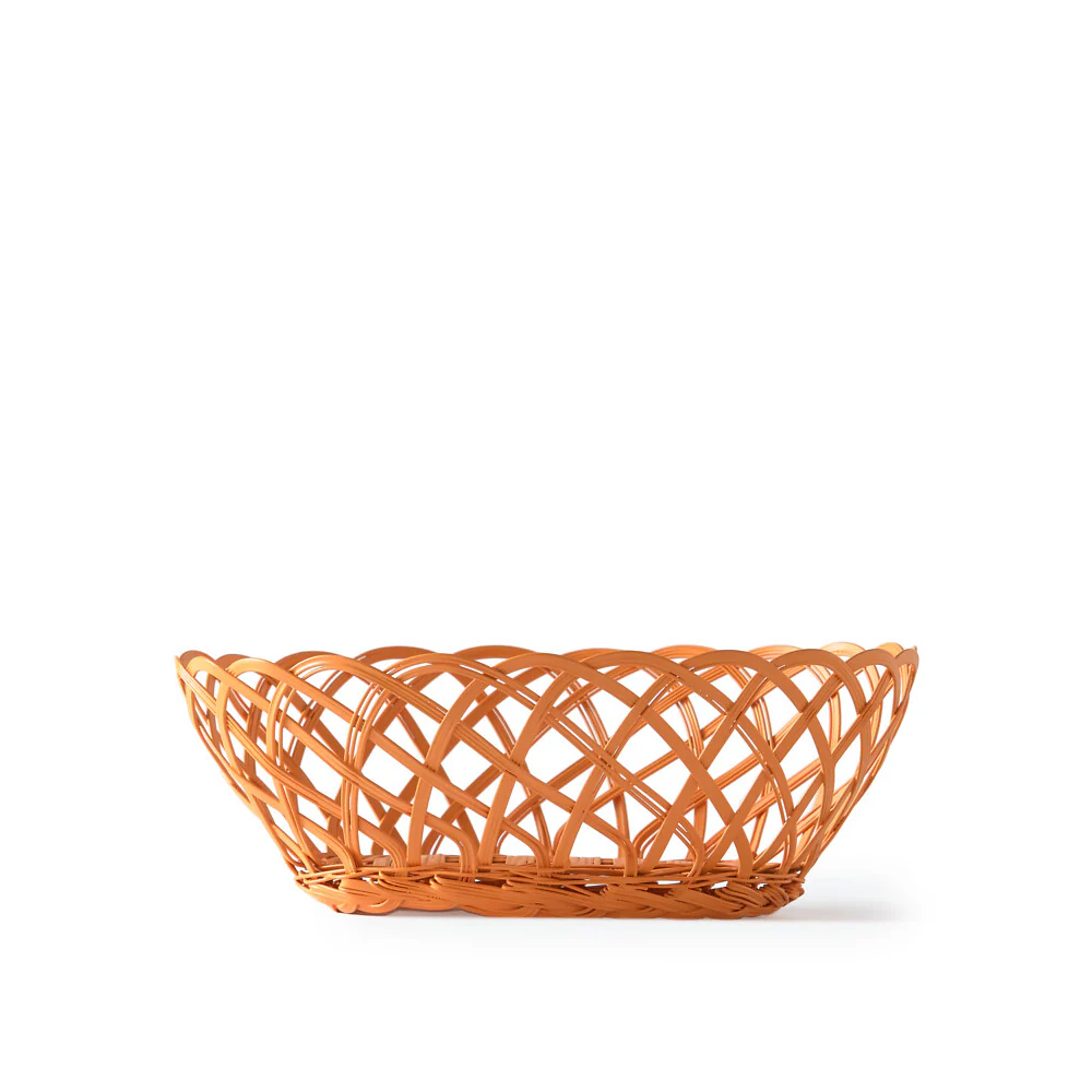Pols Potten Bakkie Oval Basket in Orange - Excess Stock