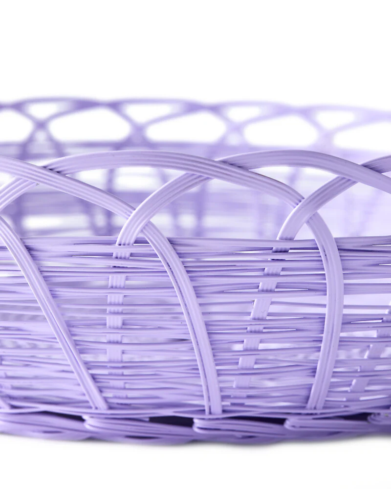 Pols Potten Bakkie Round Basket in Lilac - Large - Image 3
