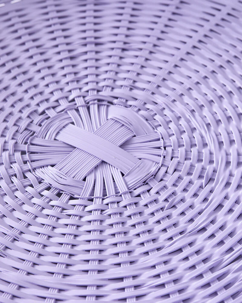Pols Potten Bakkie Round Basket in Lilac - Large - Image 4