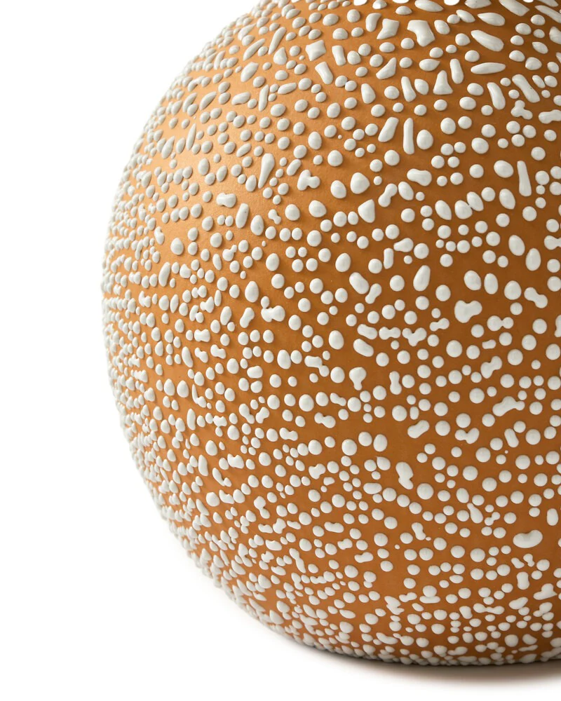 Pols Potten Boolb Dots Vase in Orange – Medium - Image 4