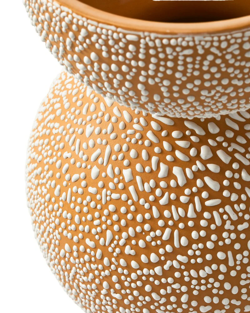 Pols Potten Boolb Dots Vase in Orange – Medium - Image 5