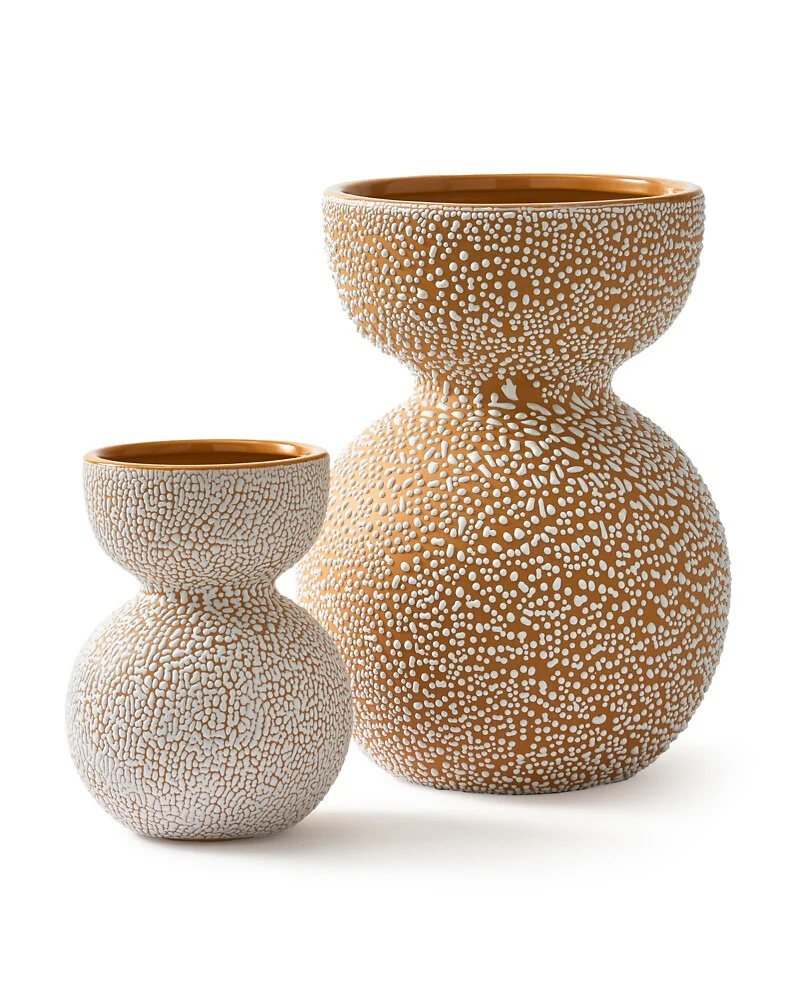 Pols Potten Boolb Dots Vase in Orange – Medium - Image 8