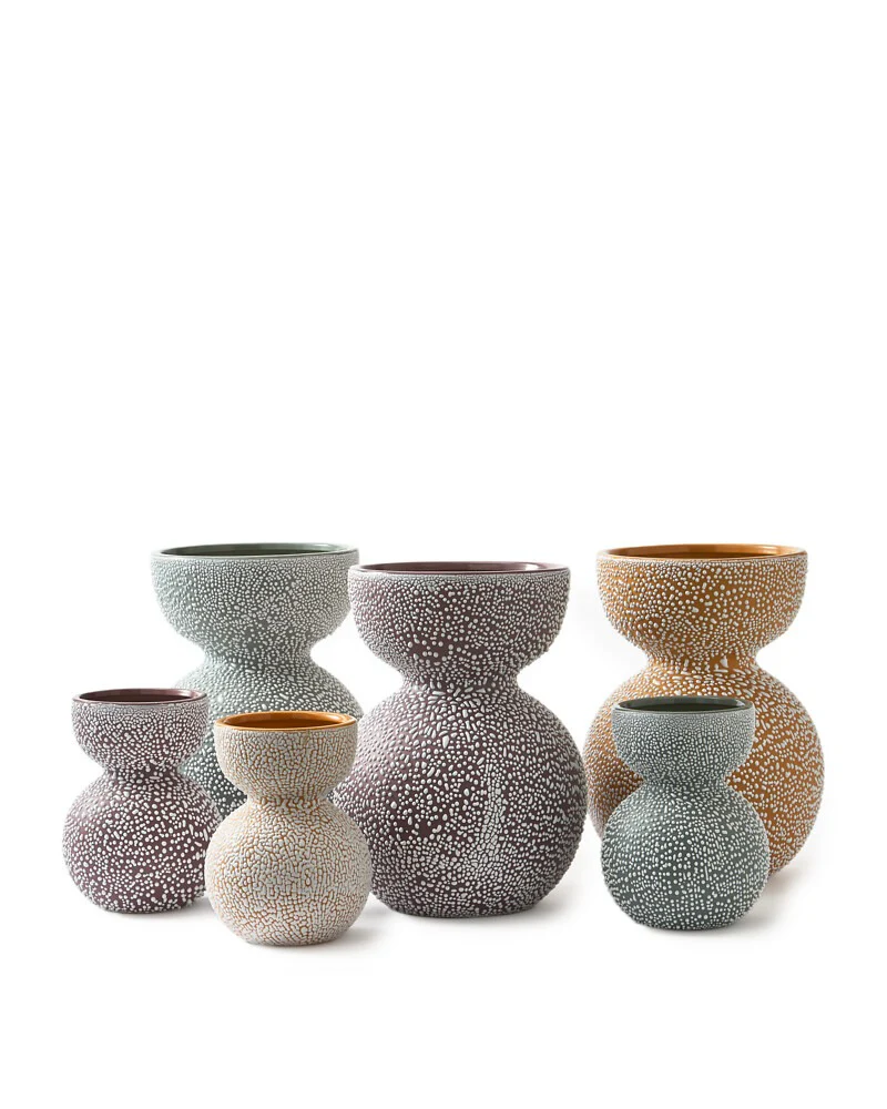 Pols Potten Boolb Dots Vase in Orange – Medium - Image 9