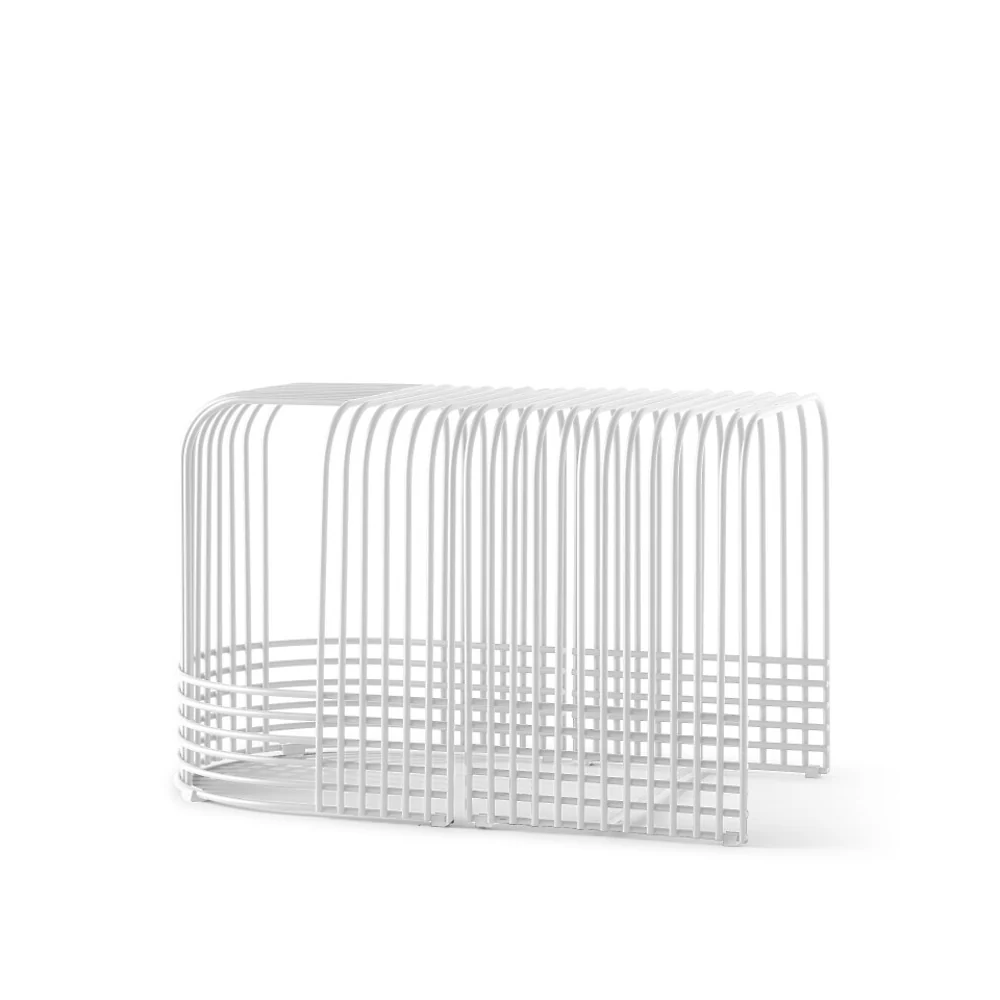 Pols Potten Drop End Stool - White - Image 4
