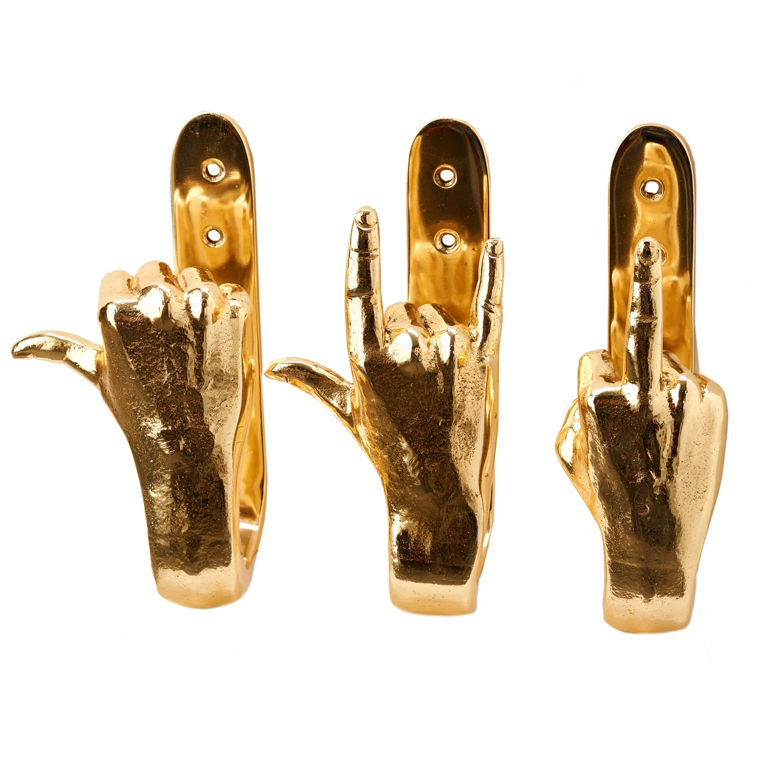 Pols Potten F-You Hand Hook in Gold – Excess Stock - Image 3