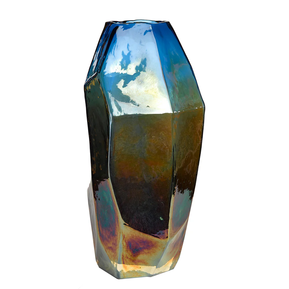 Pols Potten Graphic Luster Vase in Multi-Colour – Medium