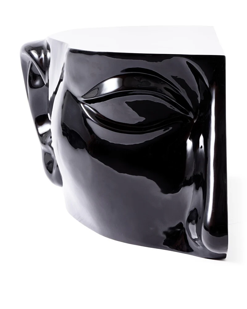 Pols Potten Head Coffee Table in Black – Left Top - Image 9