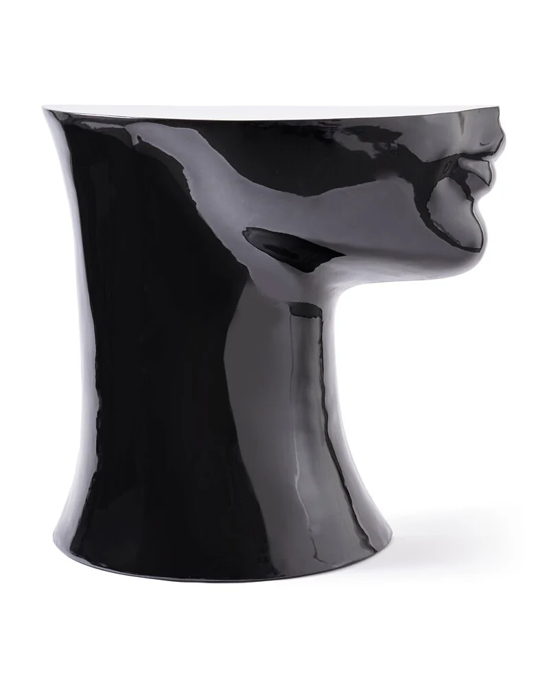 Pols Potten Head Side Table in Black – Left Bottom - Image 2