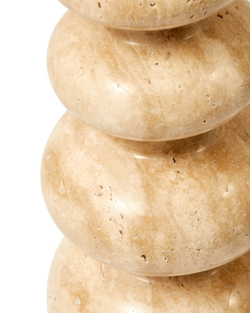 Pols Potten Heritage Sphere Candle Holder – Beige - Image 2