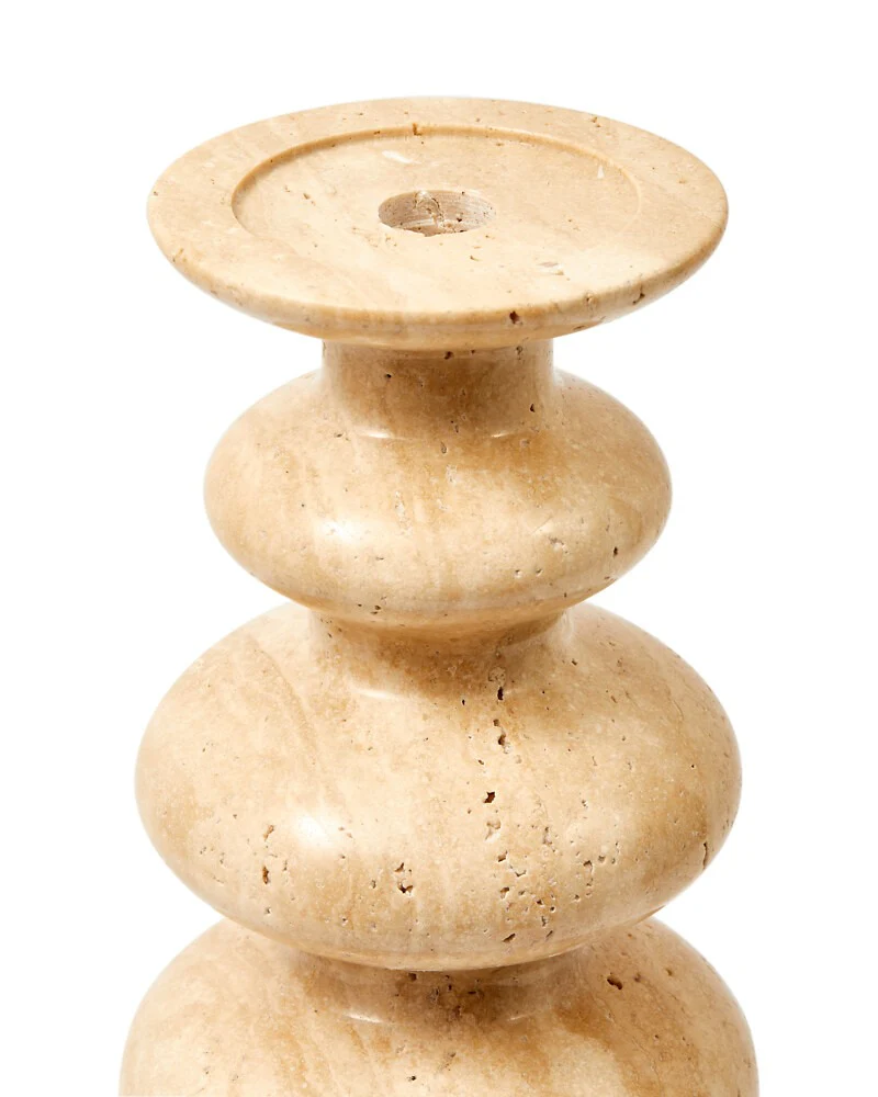 Pols Potten Heritage Sphere Candle Holder – Beige - Image 3