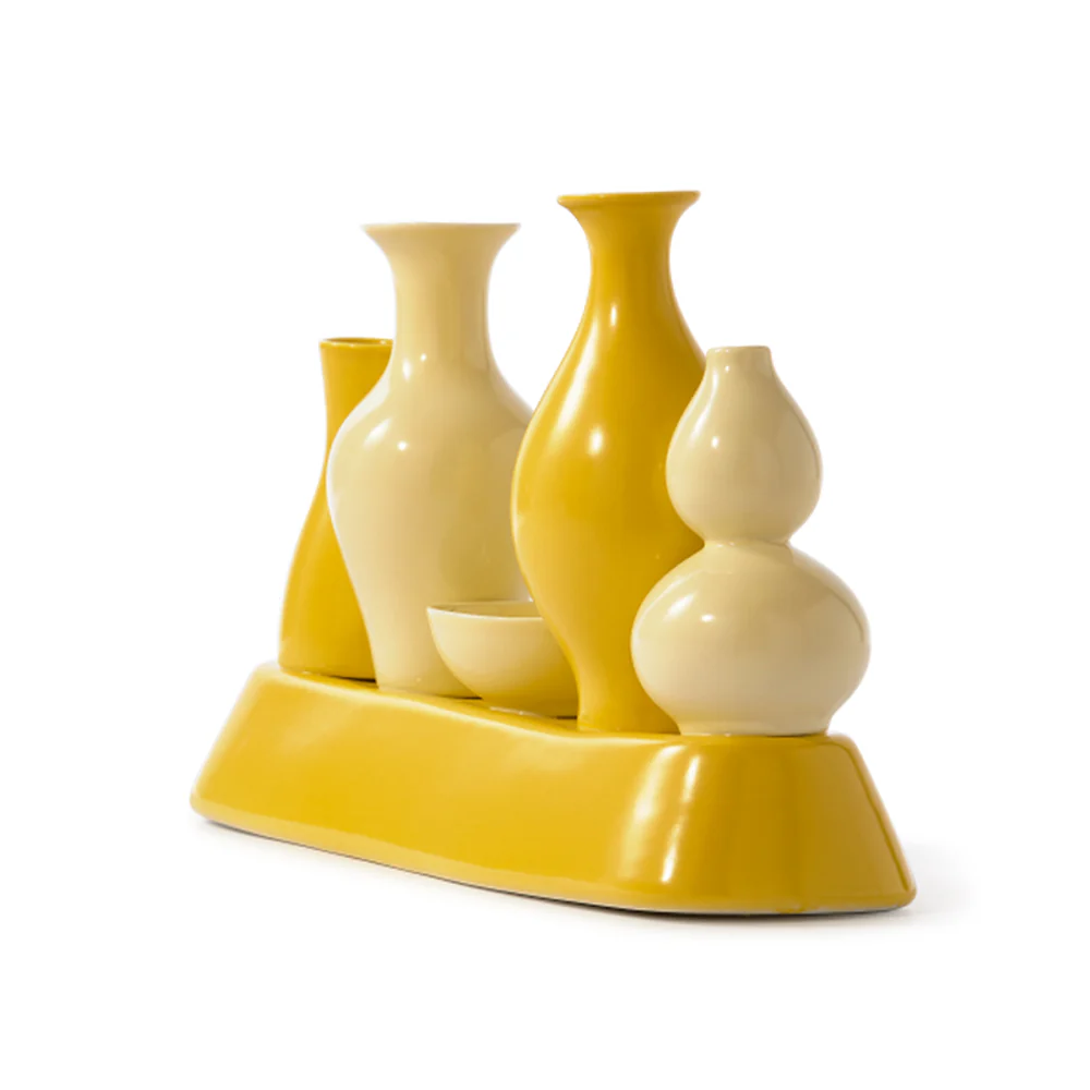 Pols Potten Shanghai Vase – Yellow - Image 2