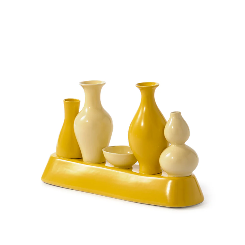 Pols Potten Shanghai Vase – Yellow - Image 3