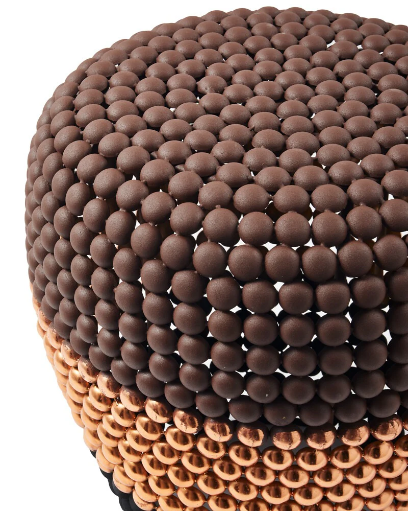 Pols Potten Striped Dot Stool – Brown - Image 4