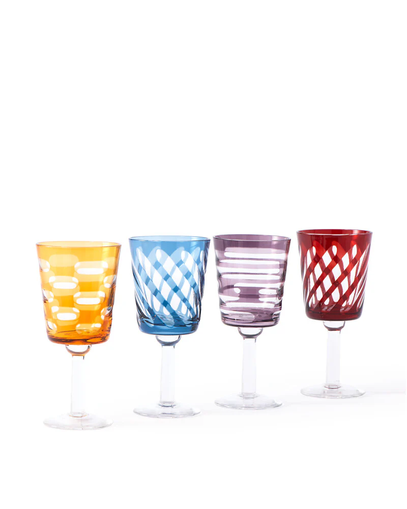 Pols Potten Tubular Wine Glasses – Set of 4 - Image 3