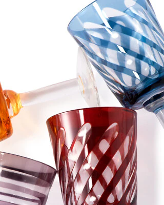 Pols Potten Tubular Wine Glasses – Set of 4 - Image 7