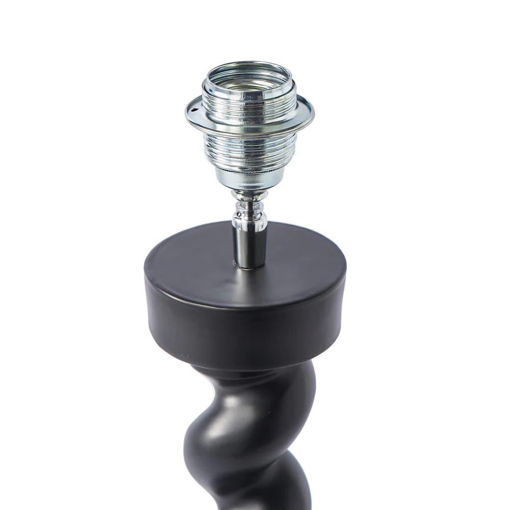 Pols Potten Twister Lamp – Black (Base Only) - Image 2