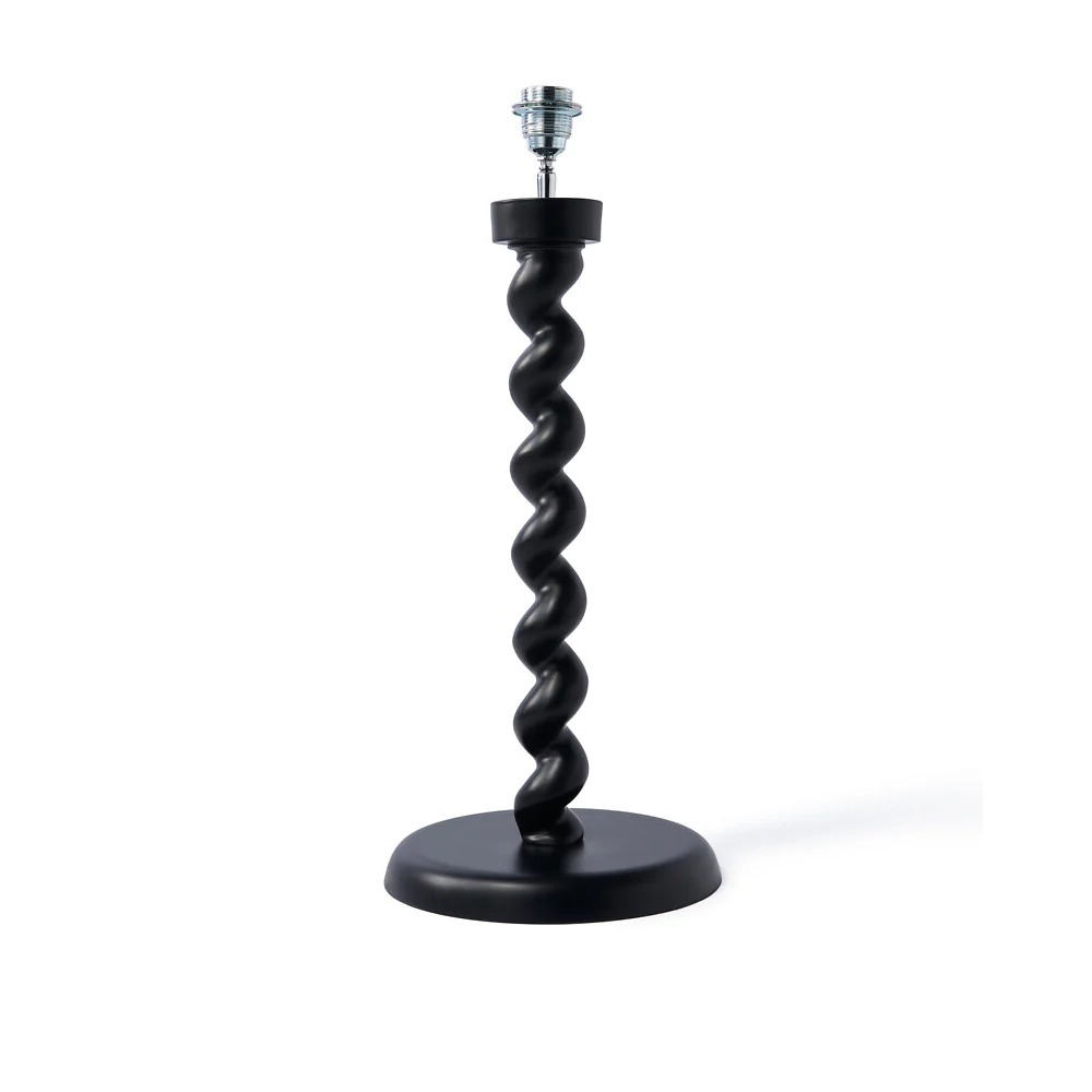 Pols Potten Twister Lamp – Black (Base Only) - Image 3