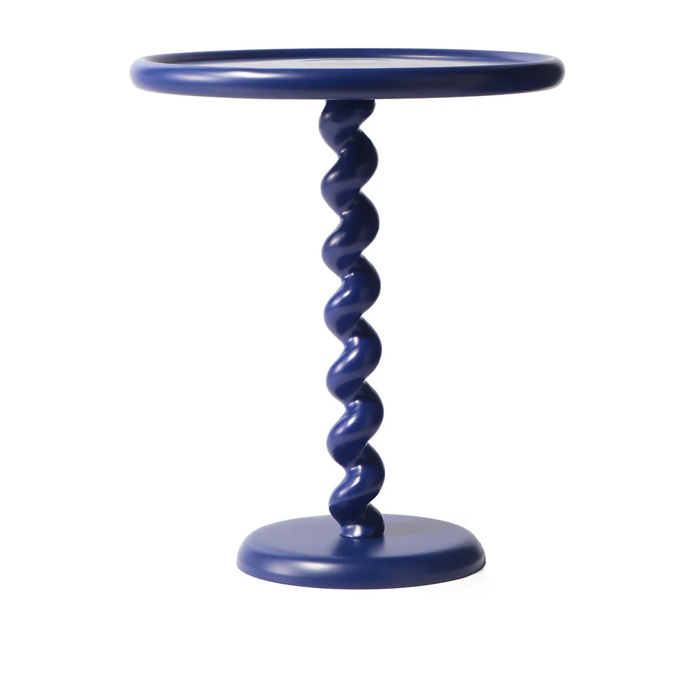 Pols Potten Twister Side Table – Dark Blue – Excess Stock - Image 4