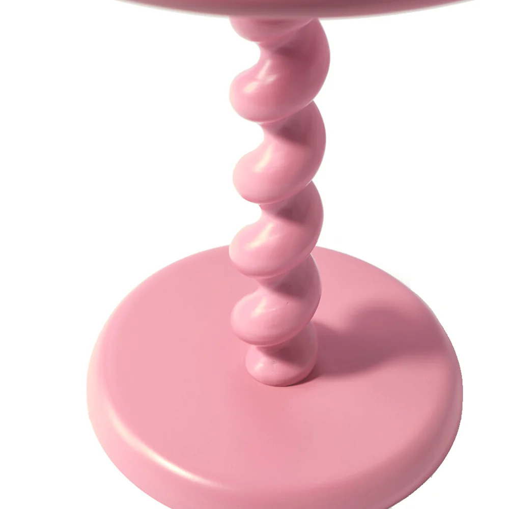 Pols Potten Twister Side Table – Pink – Excess Stock - Image 3