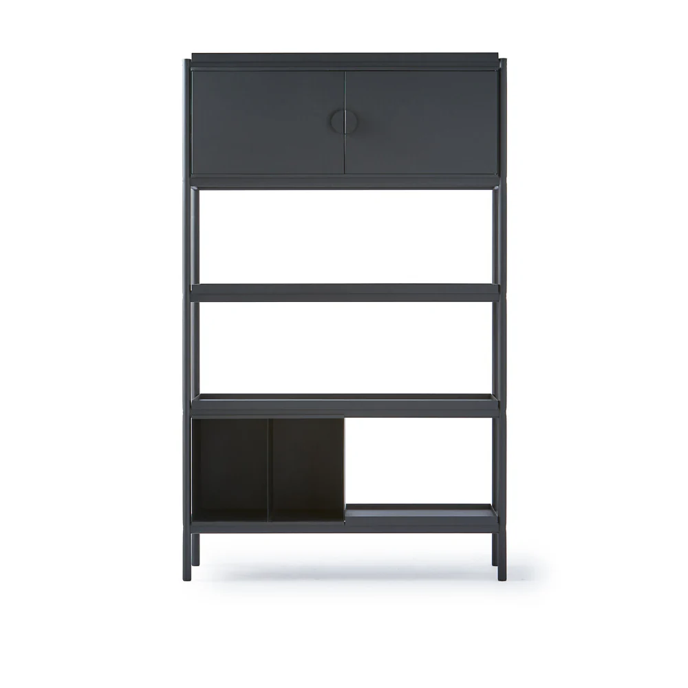 Pols Potten Wide Toss Cabinet in Black Metal - Image 2