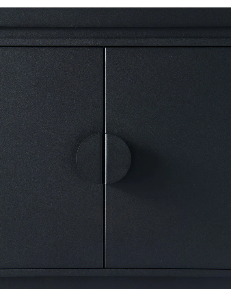 Pols Potten Wide Toss Cabinet in Black Metal - Image 4