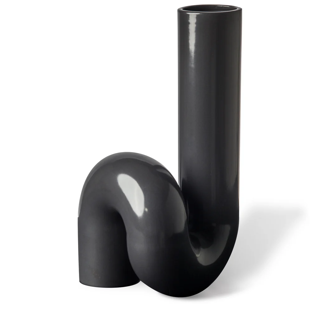 Pols Potten Yourtube Vase – Black - Image 2