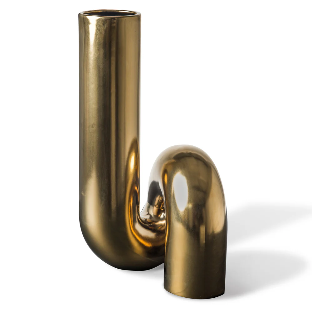 Pols Potten Yourtube Vase – Gold