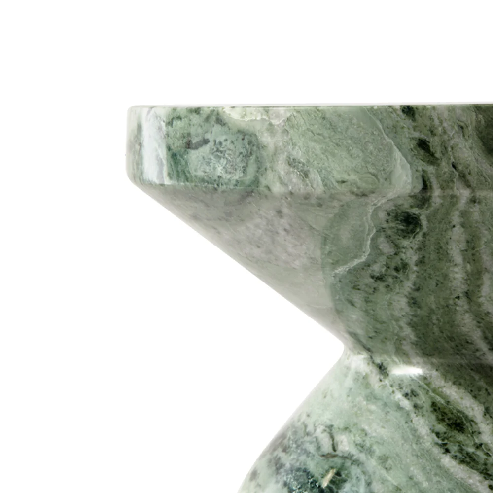 Pols Potten Zig Zag Stool – Green Marble - Image 4