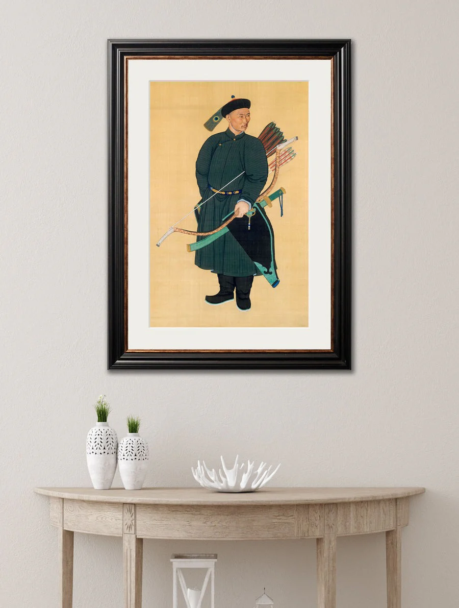 Portrait of the Imperial Bodyguard – York Slim Framed Print - Image 2