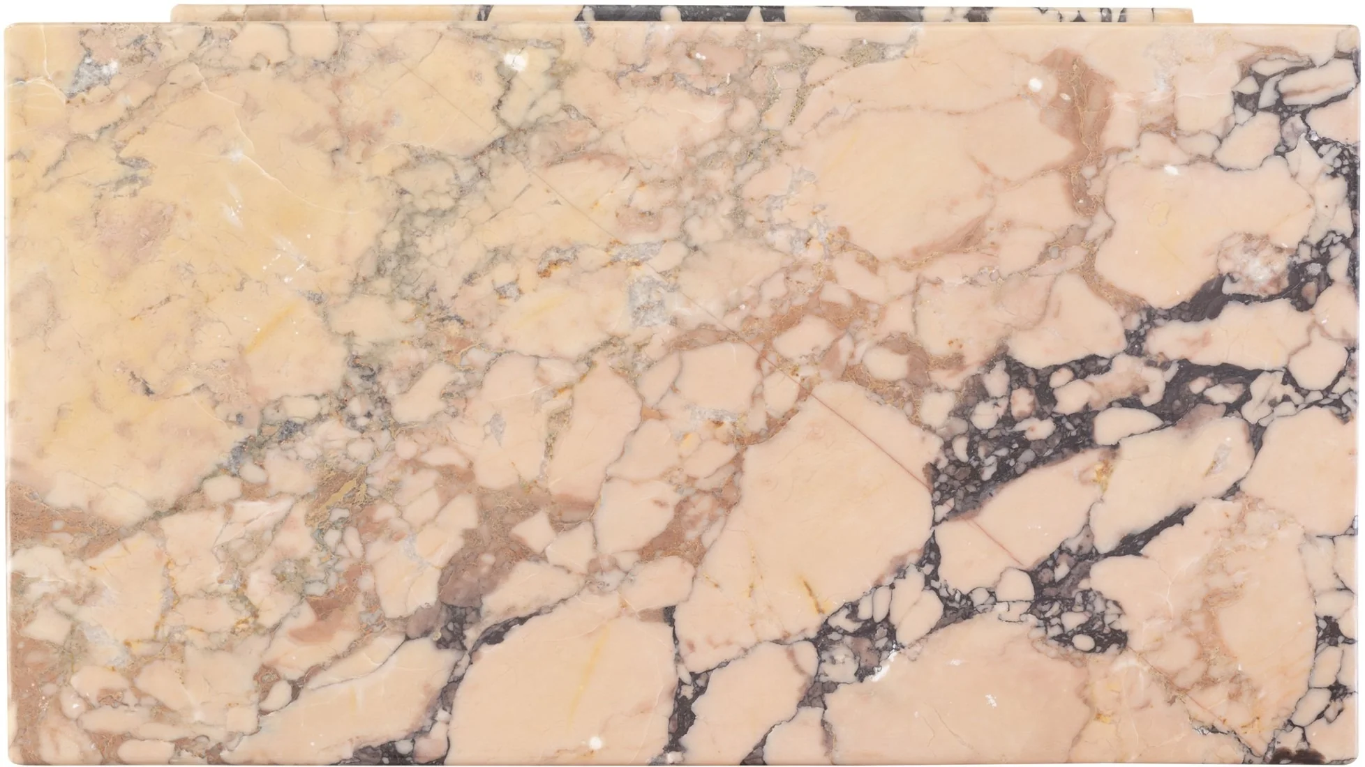 Prescott Nesting Table – Purple Breccia Marble - Image 3