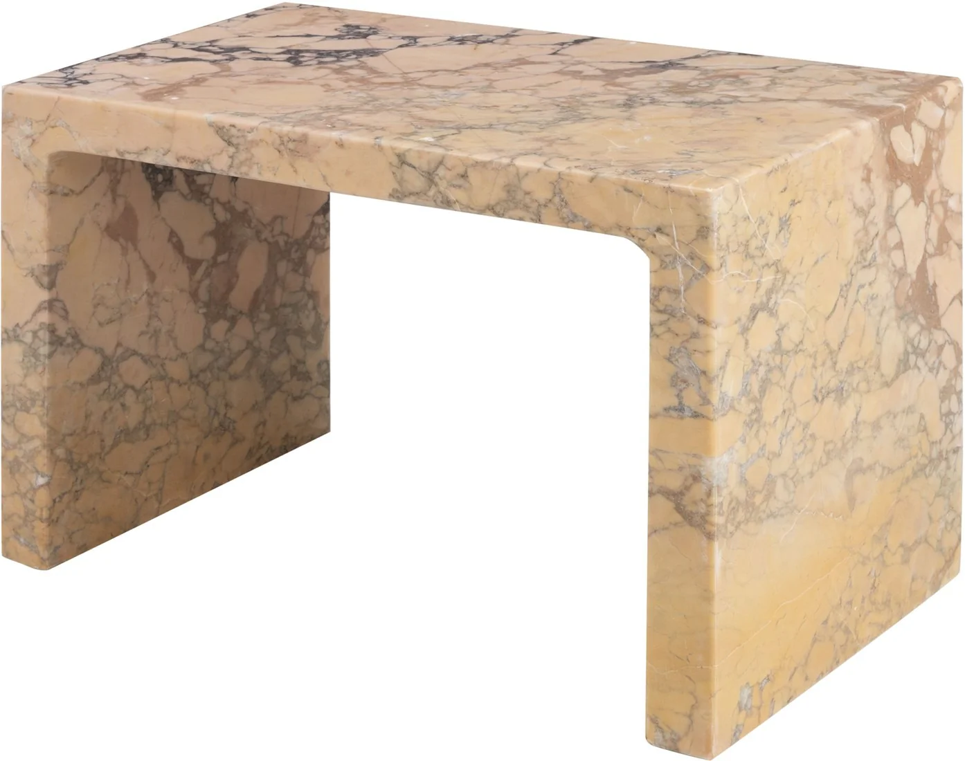 Prescott Nesting Table – Purple Breccia Marble - Image 4