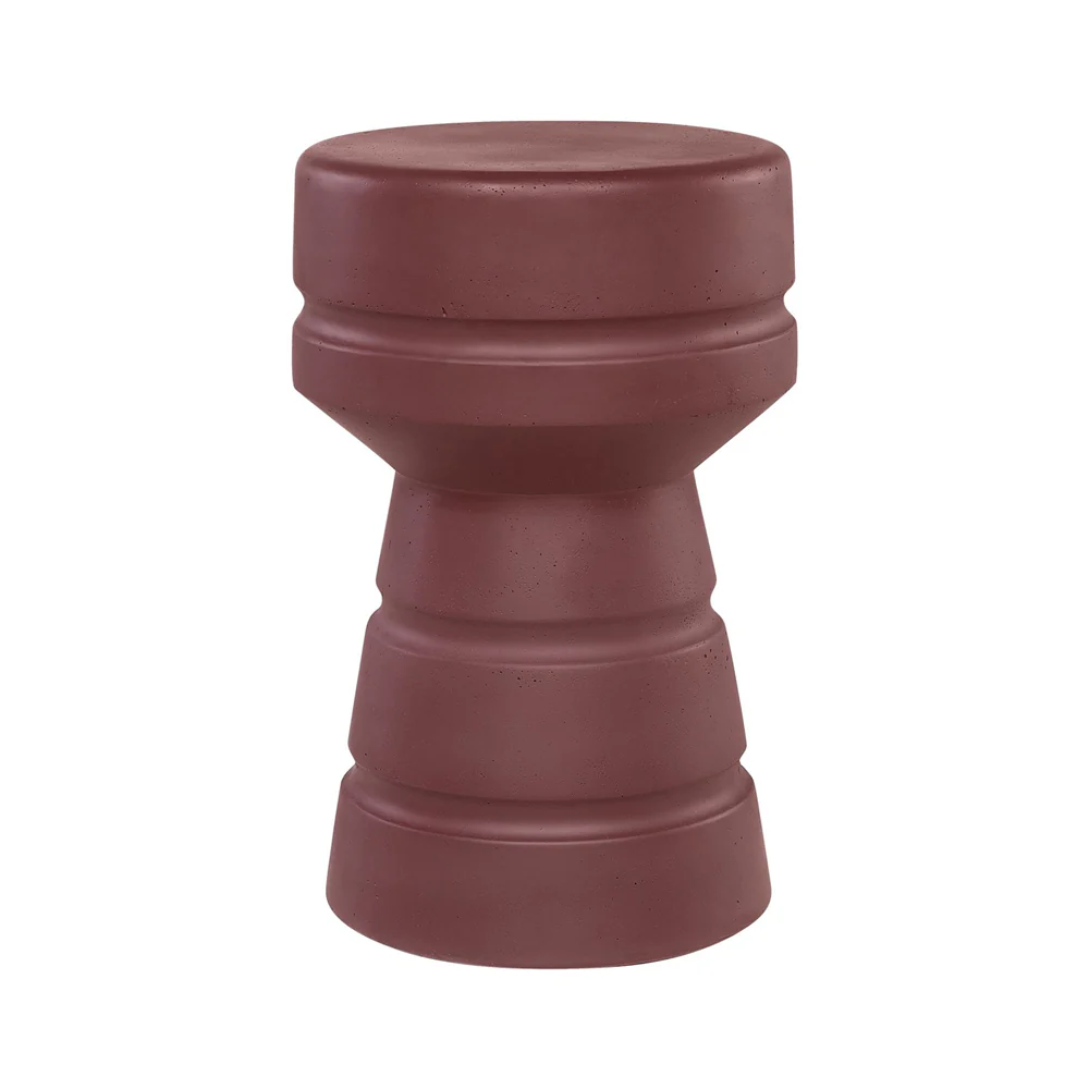 Radcliffe Burgundy Stool