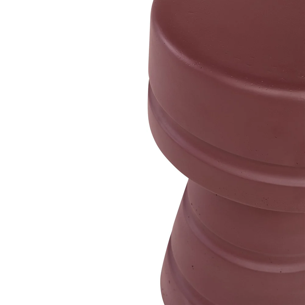 Radcliffe Burgundy Stool - Image 3