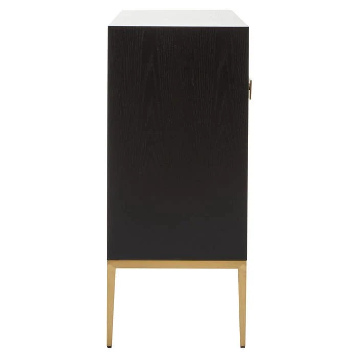 Raidan 4 Door Sideboard – Black and Gold - Image 4