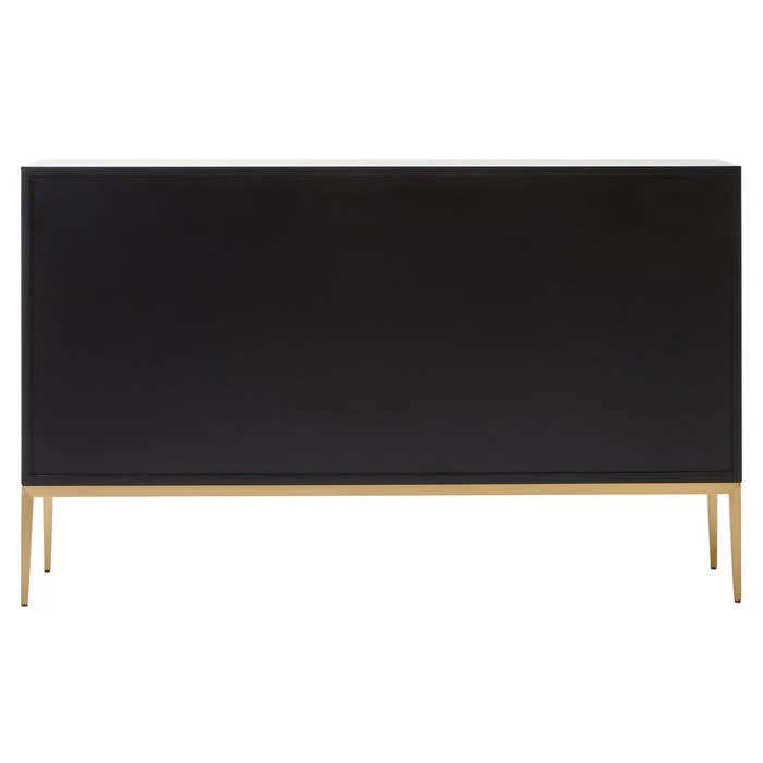 Raidan 4 Door Sideboard – Black and Gold - Image 5