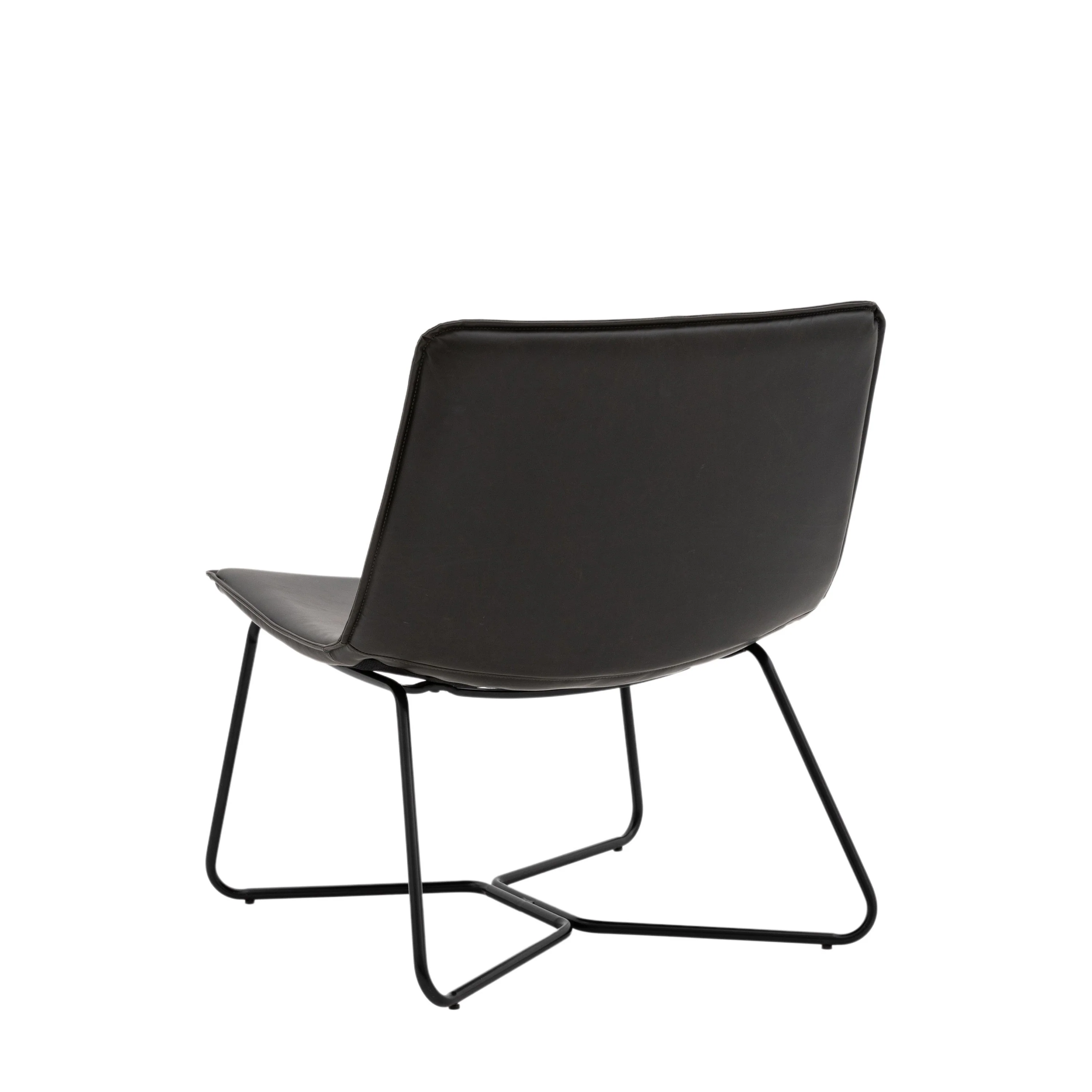 Randolph Lounge Chair – Charcoal - Image 4