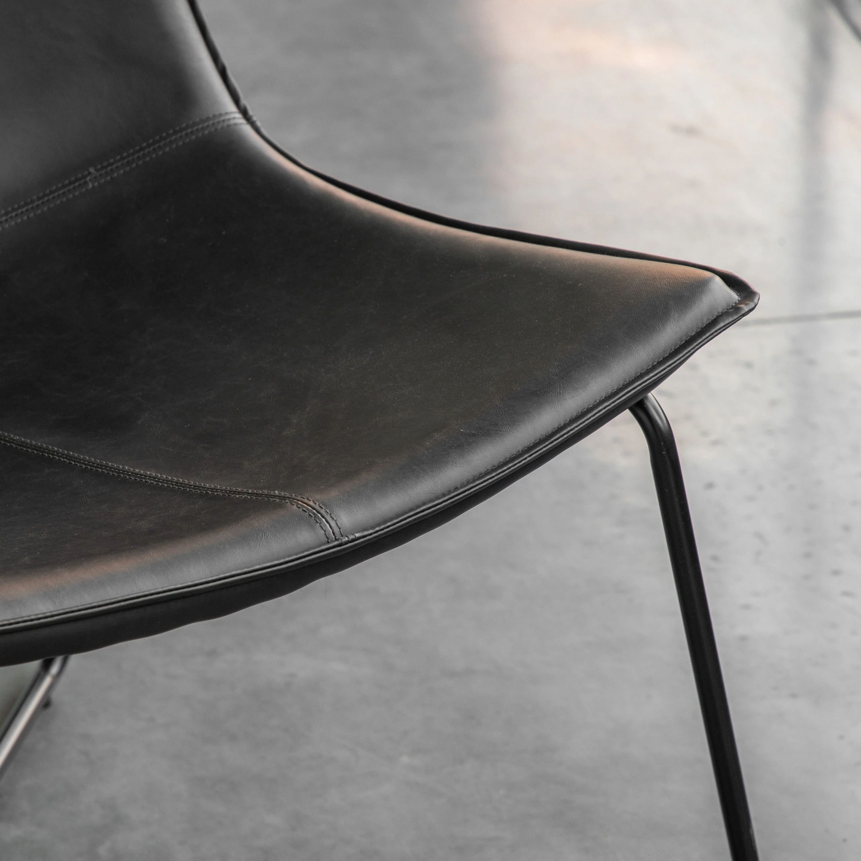 Randolph Lounge Chair – Charcoal - Image 7