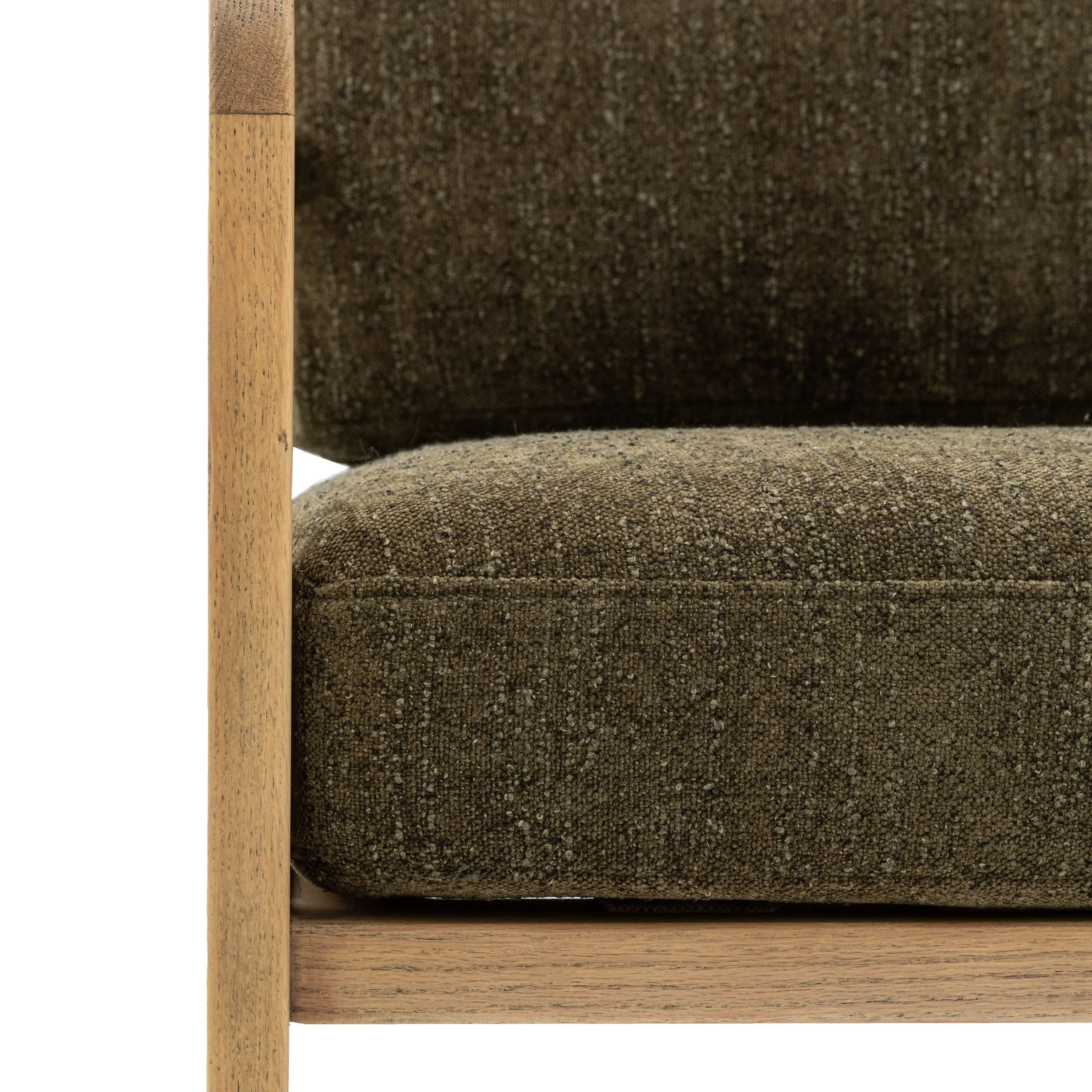 Ravella Lounge Chair – Moss Green - Image 6