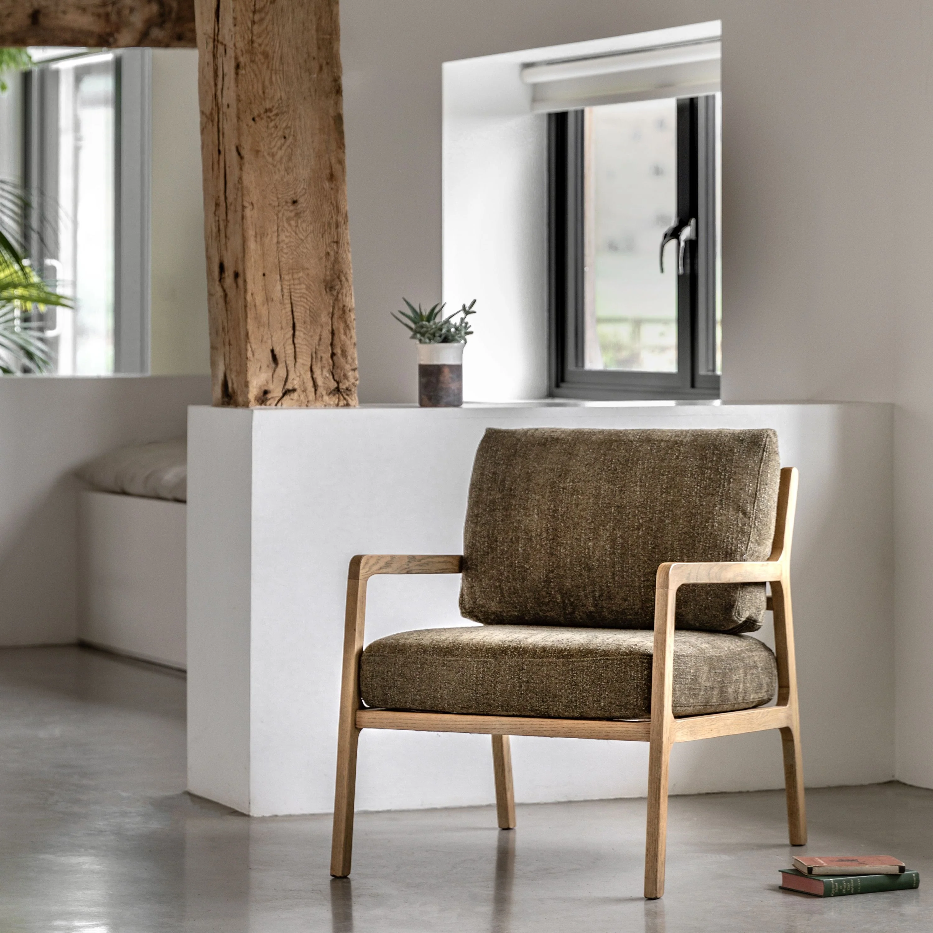 Ravella Lounge Chair – Moss Green - Image 9