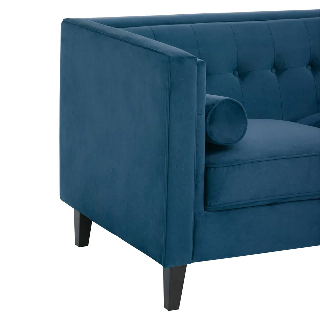 Rayla 3-Seater Sofa – Blue Velvet - Image 5