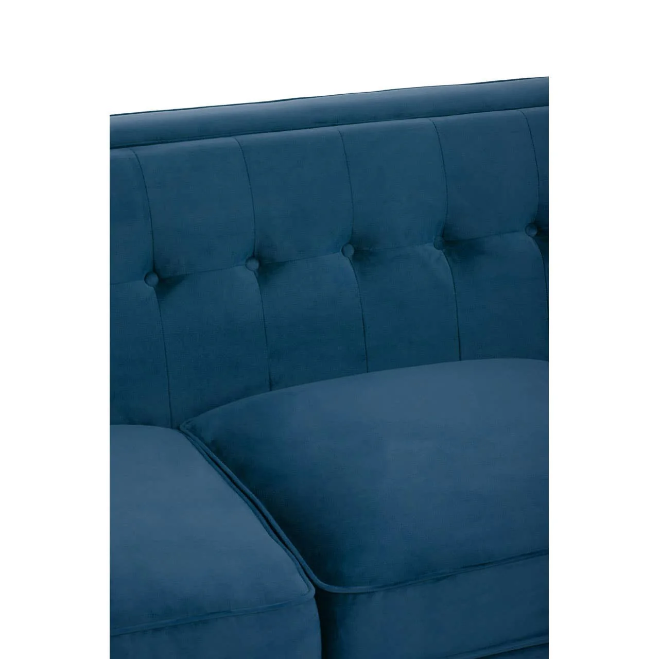 Rayla 3-Seater Sofa – Blue Velvet - Image 6