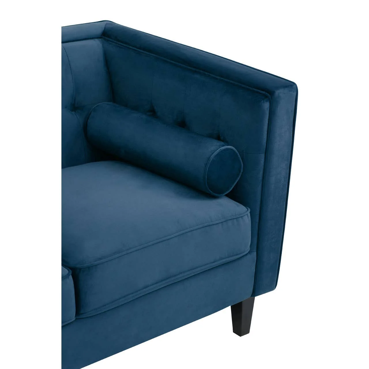 Rayla 3-Seater Sofa – Blue Velvet - Image 7
