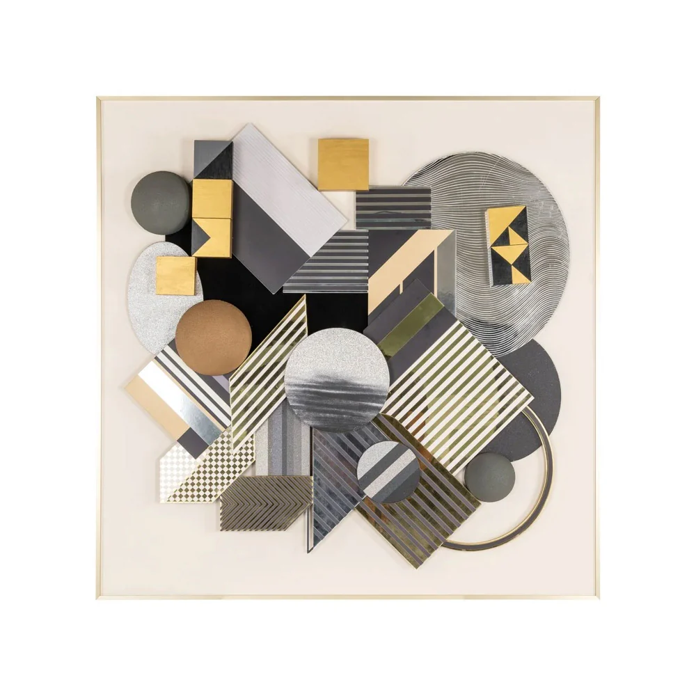 Richmond Interiors 3D Block Wall Art