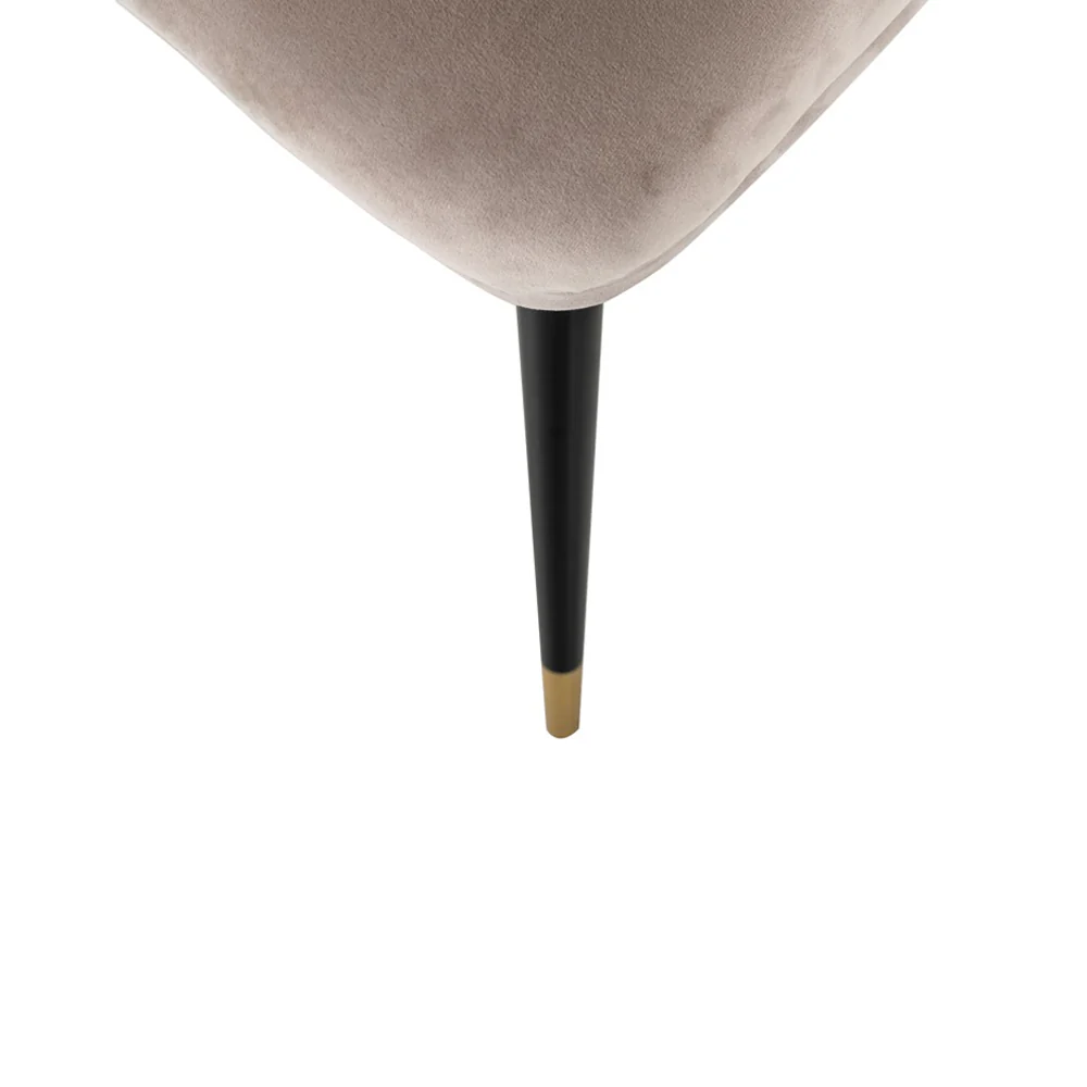 Richmond Interiors Alicia Chair in Khaki Velvet – Excess Stock - Image 6