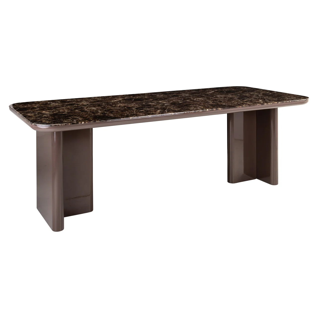 Richmond Interiors Almundi Dining Table – Chocolate Brown - Image 2