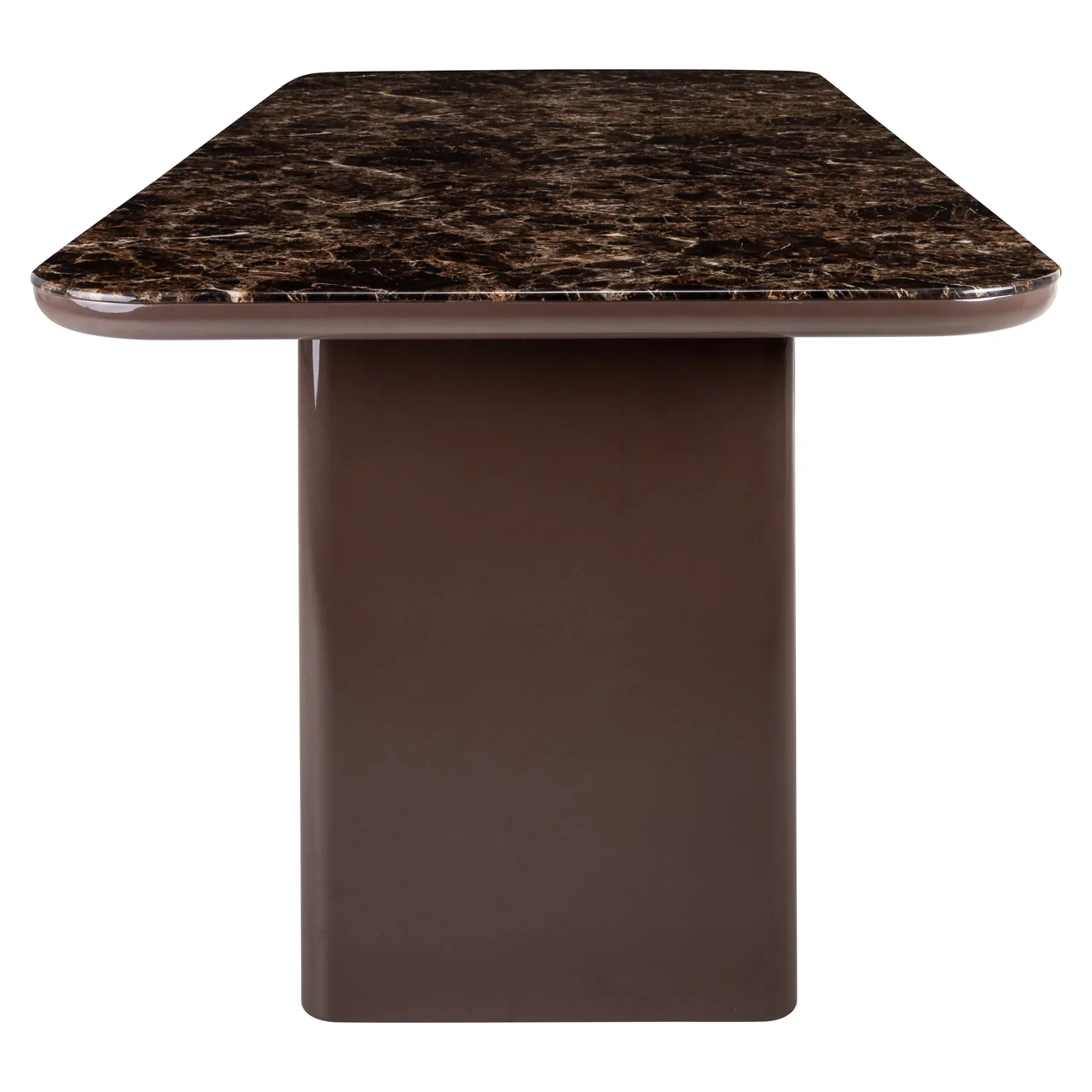 Richmond Interiors Almundi Dining Table – Chocolate Brown - Image 3