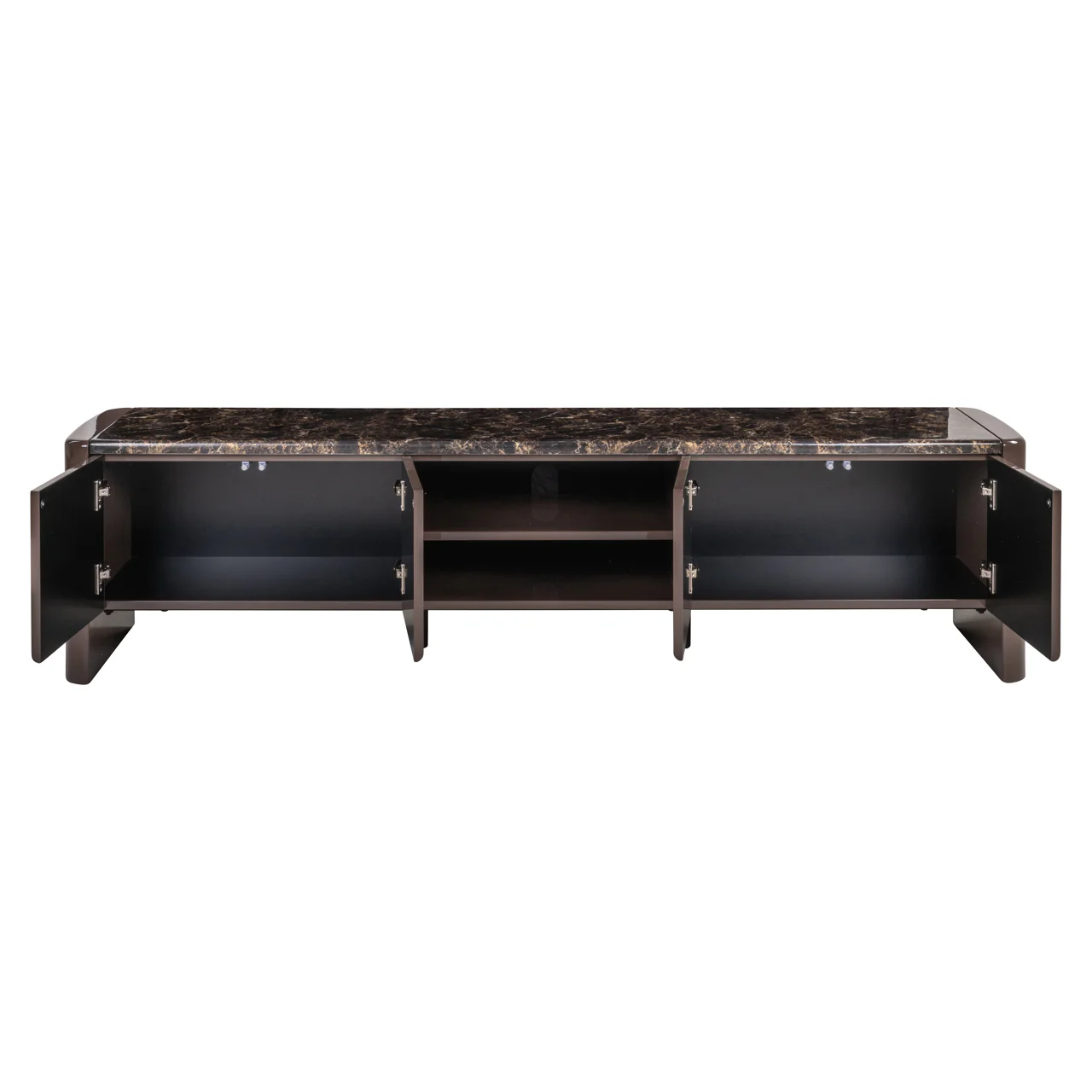 Richmond Interiors Almundi TV Cabinet - Chocolate Brown - Image 3
