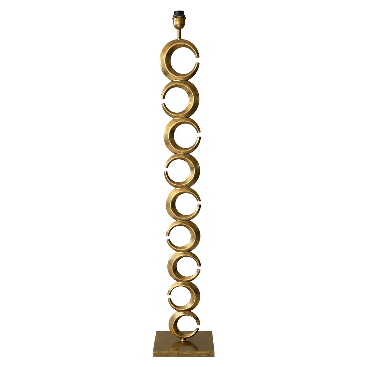 Richmond Interiors Amina Floor Lamp – Antique Brass