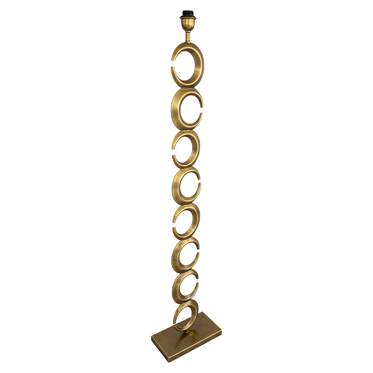 Richmond Interiors Amina Floor Lamp – Antique Brass - Image 2