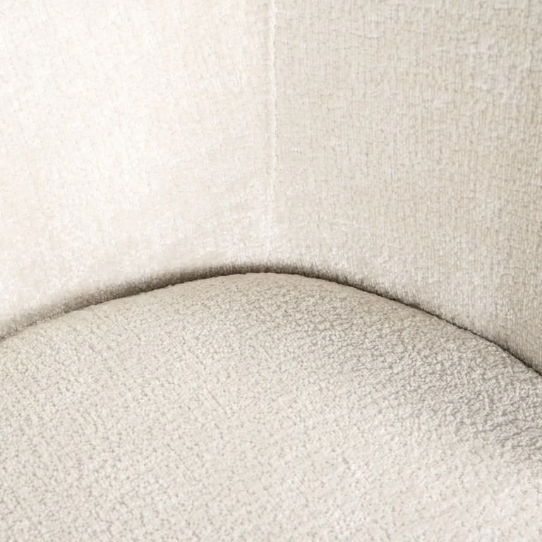 Richmond Interiors Amphara Dining Chair – White Chenille - Image 7